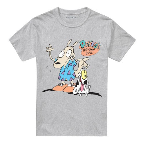 Front - Rocko´s Modern Life Unisex Adult Spunky Logo T-Shirt