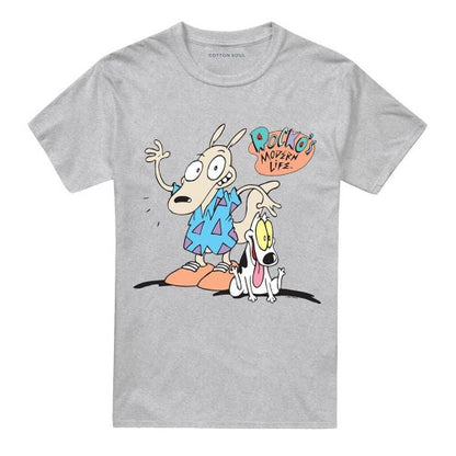 Front - Rocko´s Modern Life Unisex Adult Spunky Logo T-Shirt