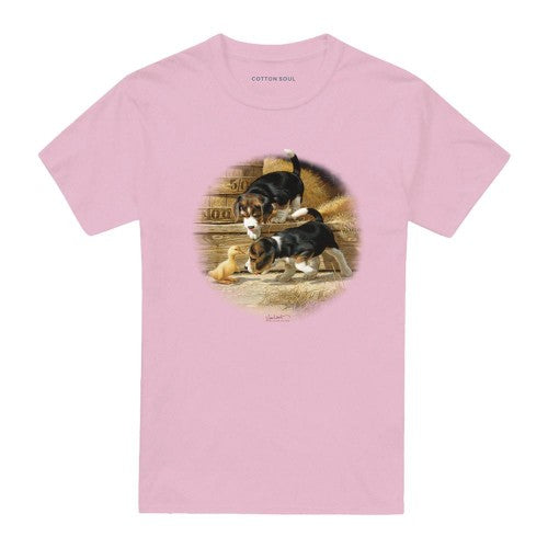 Front - Wildlife Unisex Adult Getting Acquainted T-Shirt