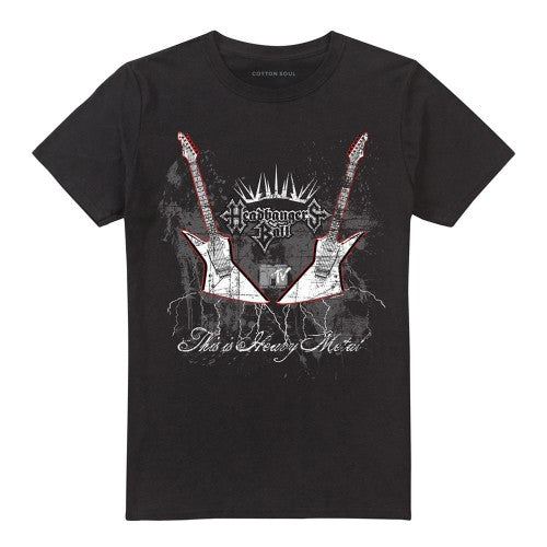 Front - MTV Unisex Adult Headbangers Ball Guitars T-Shirt