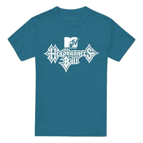 Front - MTV Unisex Adult Headbangers Ball MTV Logo T-Shirt