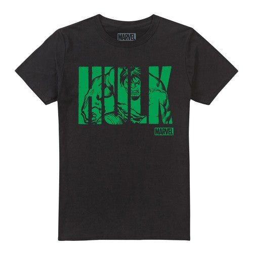Front - Hulk Unisex Adult Text T-Shirt