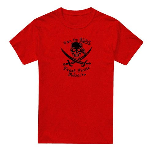 Front - The Princess Bride Unisex Adult The Real Dread Pirate Roberts Printed Heather T-Shirt