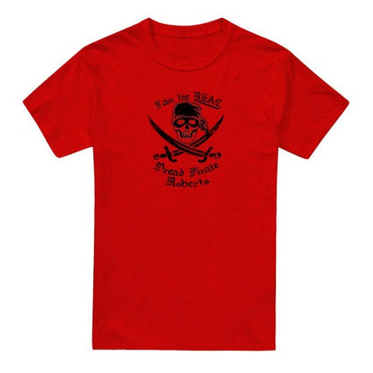 Front - The Princess Bride Unisex Adult The Real Dread Pirate Roberts Printed Heather T-Shirt