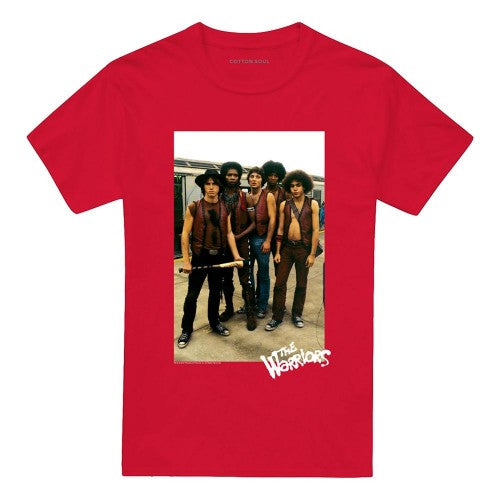 Front - The Warriors Unisex Adult Old Film T-Shirt