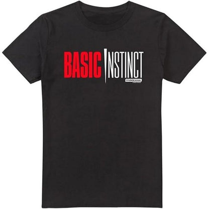 Front - Basic Instinct Mens Logo T-Shirt