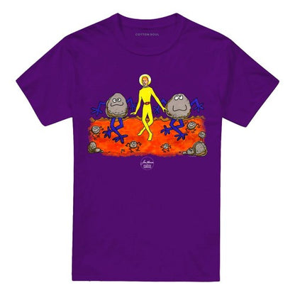 Front - Jim Henson Unisex Adult Dancing Spaceman T-Shirt
