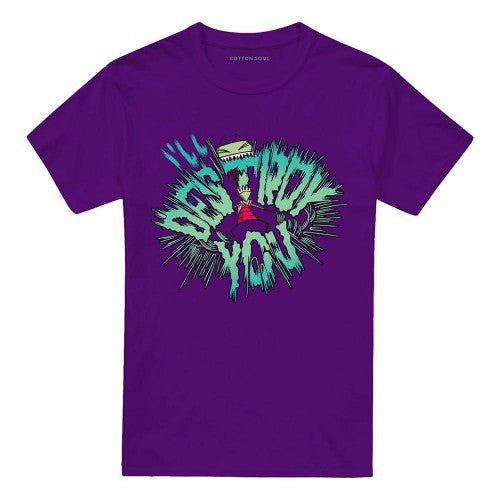 Front - Invader Zim Unisex Adult I´ll Destroy You T-Shirt