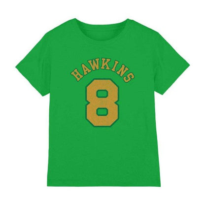 Front - Stranger Things Childrens/Kids Hawkins No 8 T-Shirt