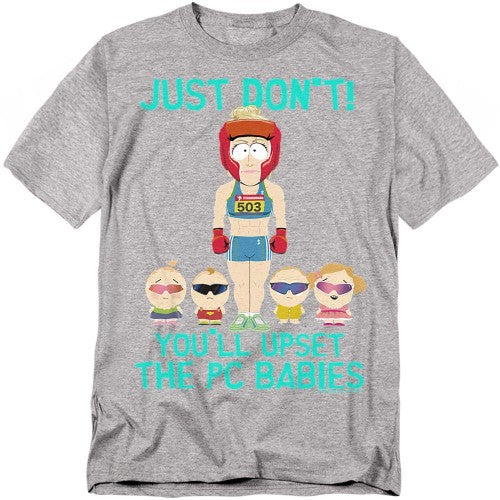 Front - South Park Unisex Adult PC Babies T-Shirt