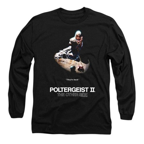 Front - Poltergeist Unisex Adult Poster Long-Sleeved T-Shirt
