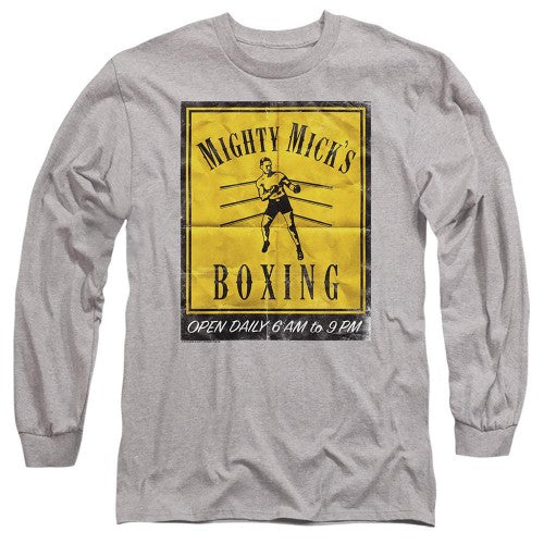 Front - Creed Unisex Adult Mighty Mick´s Poster Long-Sleeved T-Shirt