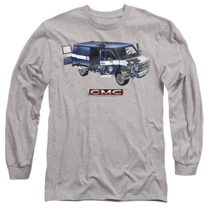 Front - GMC Unisex Adult Van Long-Sleeved T-Shirt