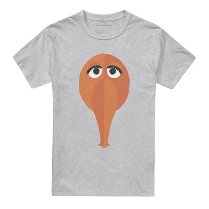Front - Sesame Street Unisex Adult The Smirk Snuffy T-Shirt