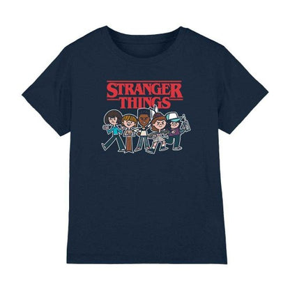 Front - Stranger Things Childrens/Kids Cartoon Group T-Shirt