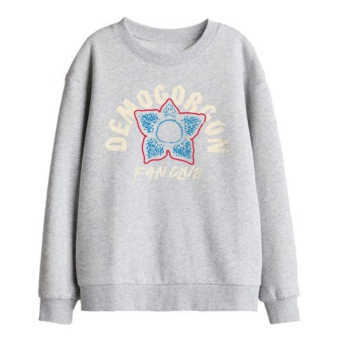 Front - Stranger Things Childrens/Kids Demogorgon Fan Club Sweatshirt