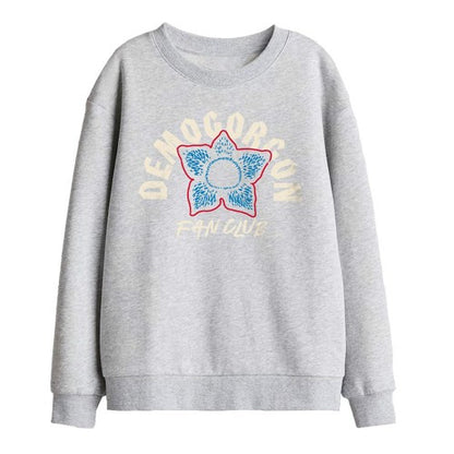 Front - Stranger Things Childrens/Kids Demogorgon Fan Club Sweatshirt