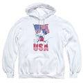 Front - Disney Mens USA Mickey Mouse Hoodie