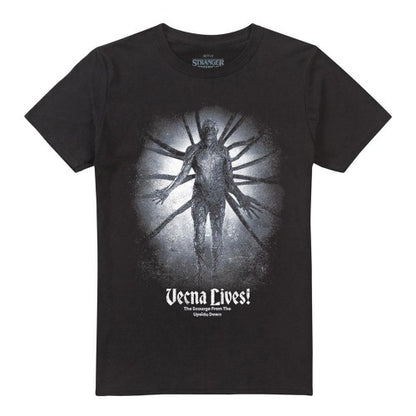 Front - Stranger Things Unisex Adult Vecna Lives Poster T-Shirt