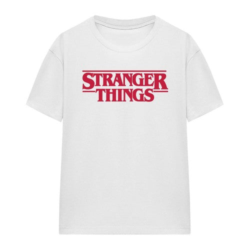 Front - Stranger Things Womens/Ladies Logo T-Shirt