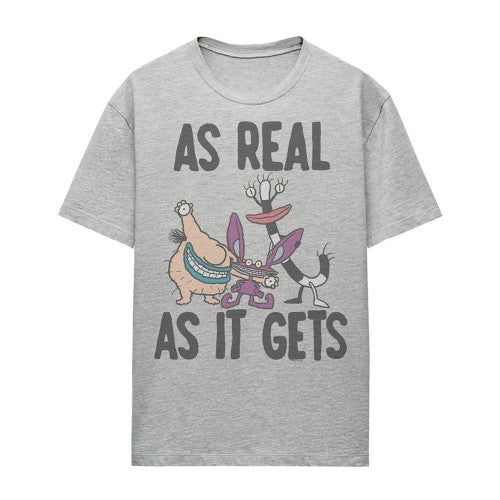 Front - Aaahh!!! Real Monsters Womens/Ladies As Real As It Gets T-Shirt