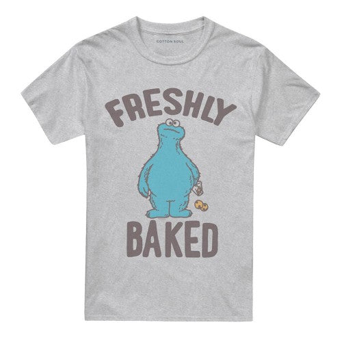 Front - Sesame Street Unisex Adult Freshly Baked T-Shirt