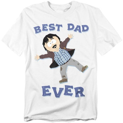 Front - South Park Unisex Adult Best Dad Ever Randy Marsh Fathers Day T-Shirt