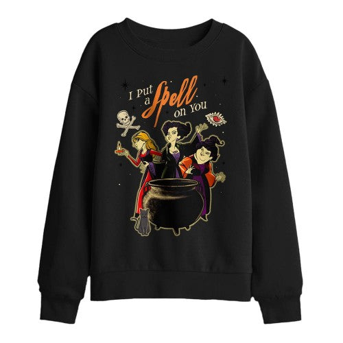 Front - Hocus Pocus Childrens/Kids Witches Spell Sweatshirt