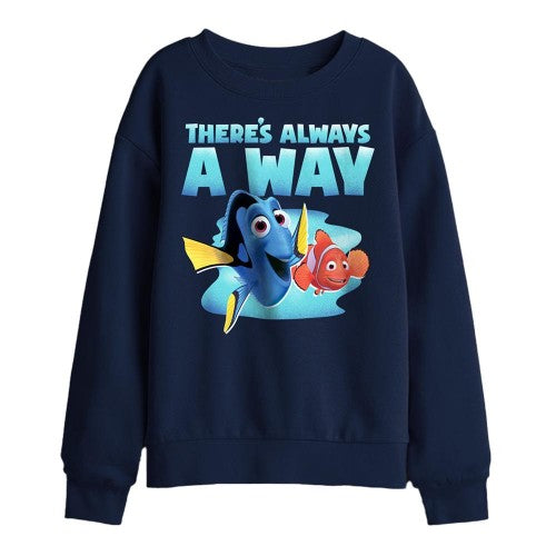 Front - Finding Nemo Childrens/Kids There´s Always A Way Dory Sweatshirt