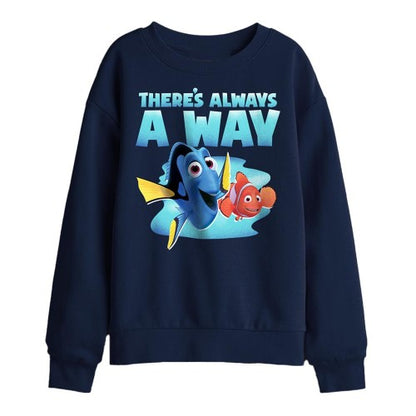 Front - Finding Nemo Childrens/Kids There´s Always A Way Dory Sweatshirt