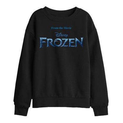Front - Frozen Childrens/Kids Logo Sweatshirt