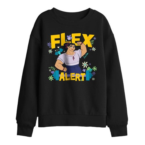 Front - Encanto Childrens/Kids Flex Alert Luisa Sweatshirt