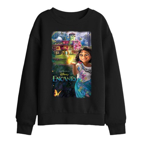 Front - Encanto Childrens/Kids Movie Poster Sweatshirt