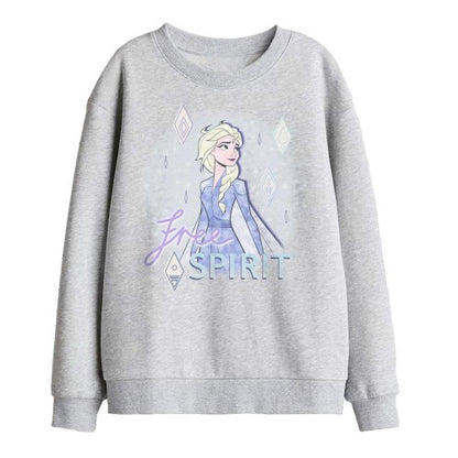 Front - Frozen Childrens/Kids Believe In Yourself Elsa Sweatshirt