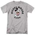 Front - Disney Mens Mickey Mouse Club Heather T-Shirt