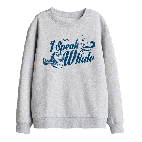 Front - Finding Nemo Childrens/Kids I Speak Whale Dory Sweatshirt