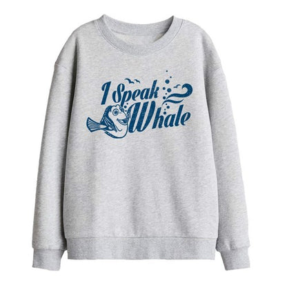 Front - Finding Nemo Childrens/Kids I Speak Whale Dory Sweatshirt
