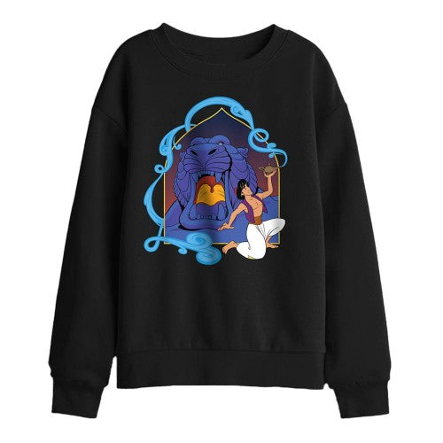 Front - Aladdin Childrens/Kids The Magic Lamp At The Cave Of Wonders Aladdin Sweatshirt