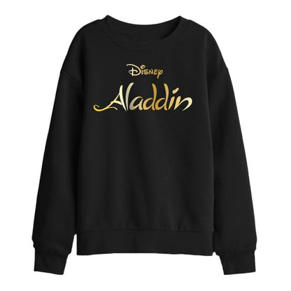 Front - Aladdin Childrens/Kids Logo Sweatshirt