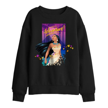 Front - Pocahontas Childrens/Kids Land Of Adventure Sweatshirt