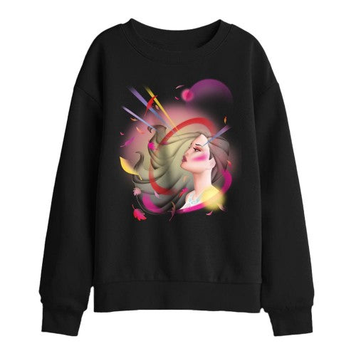 Front - Pocahontas Childrens/Kids Airbrush Sweatshirt