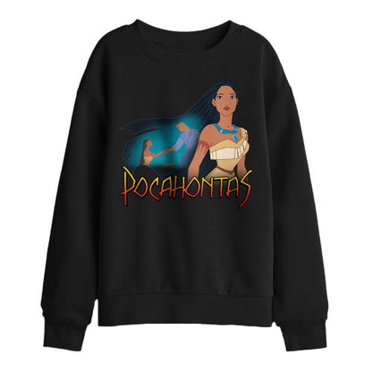 Front - Pocahontas Childrens/Kids John Smith Canoe Sweatshirt
