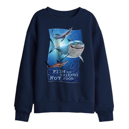 Front - Finding Nemo Childrens/Kids Fish Are Friends Sweatshirt