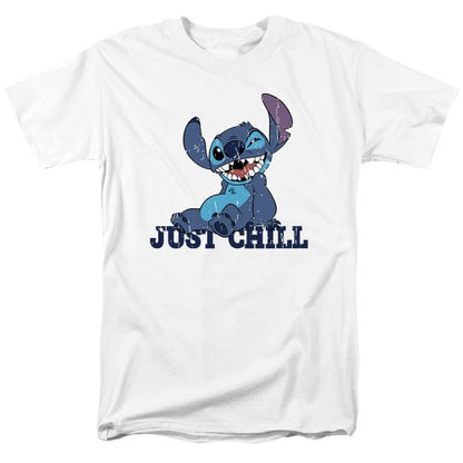 Front - Lilo & Stitch Mens Just Chill T-Shirt