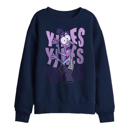 Front - Inside Out 2 Childrens/Kids Fear Sweatshirt
