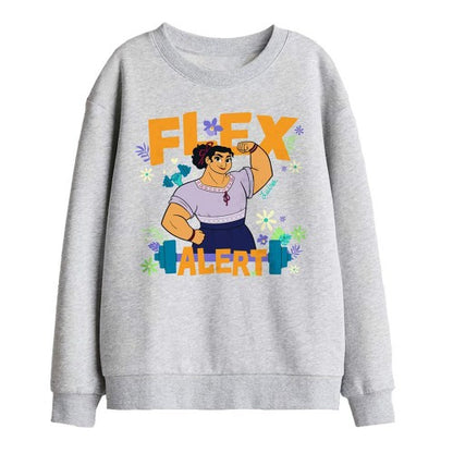 Front - Encanto Childrens/Kids Flex Alert Luisa Sweatshirt