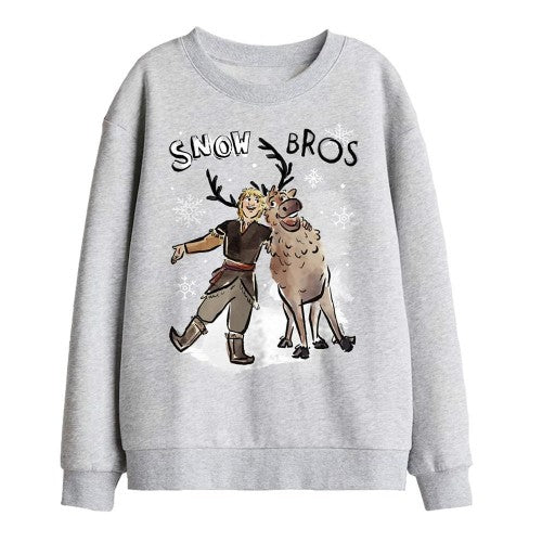 Front - Frozen Childrens/Kids Snow Bros Kristoff Sven Sweatshirt
