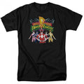 Front - Mighty Morphin Power Rangers Mens Unite T-Shirt