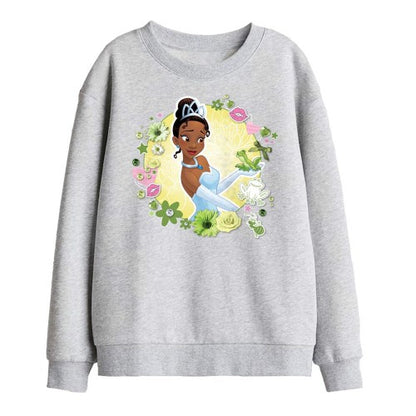 Front - The Princess and the Frog Childrens/Kids Tiana & Prince Naveen Sweatshirt