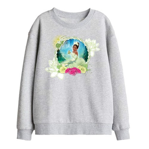 Front - The Princess and the Frog Childrens/Kids Floral Bayou Beauty Tiana Sweatshirt
